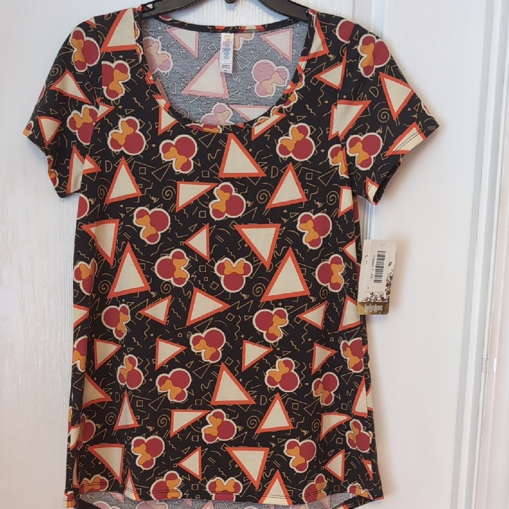 LulaRoe Disney Minnie Mouse Classic Scoop Neck T. Size XS